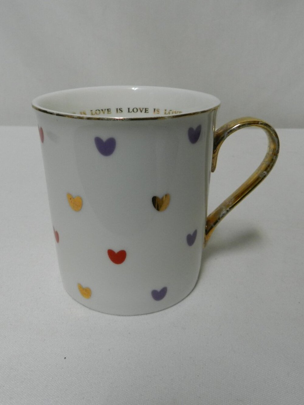 Love Is Love Heart porcelain cup mug